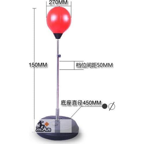 For Adult Tumbler Vertical boxing ball target Punching Ball Speed Ball with Gloves