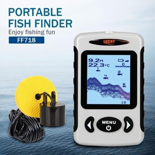 Findfish FFW718 Waterproof Wireless Fish Finder 125KHz Frequency 45M/135ft Sonar Deeper Fishfinder Sensor Localizador Camera