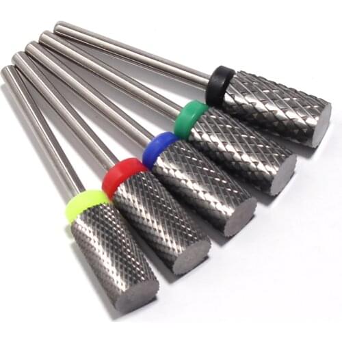 ERUIKA 1pcs Carbide Nail Drill Bit Mills Cutter Apparatus for Manicure Nail Files Electric Machine Accessories Gel Remover Tools