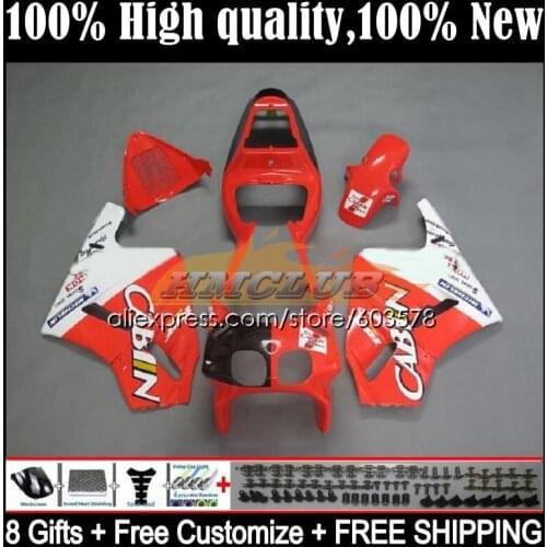 Body For HONDA VFR400 R V4 VFR400RR RVF400R VFR400R 1987 1988 34CL.50 RVF VFR 400 R RR 400R CC NC24 87 88 Fairings Glossy Red