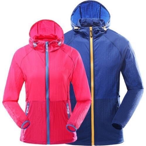 Hot Sale Outdoor Summer Hiking Jacket Quick Dry Windbreaker Super Light Sports Jacket Waterproof Sunscreen Jacket