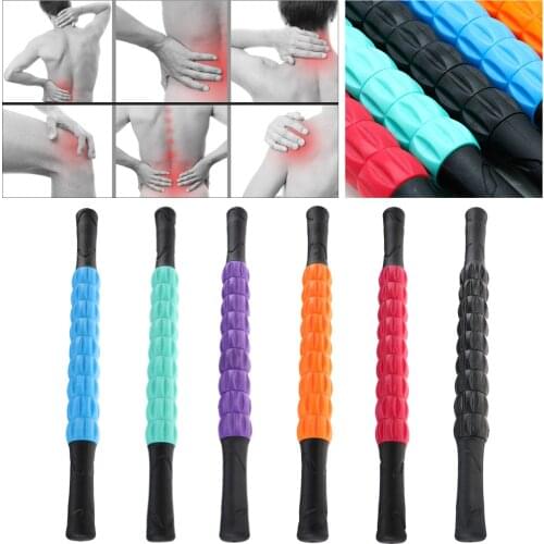 Muscle Roller Fitness Deep Tissue Massage Stick Quads Muscle Massager Rod Stiffness Soreness Muscle Relax Stick Massager
