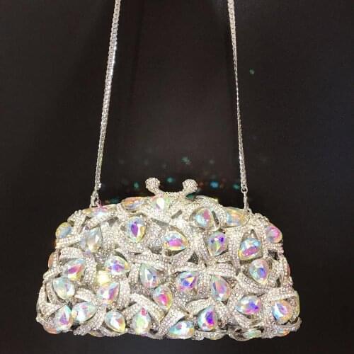 Women Fashion Mini Chain Shoulder Bags Female Elegant Wedding Party Clutches Pouch lady Handbags and Purses Clutch Evening Bag