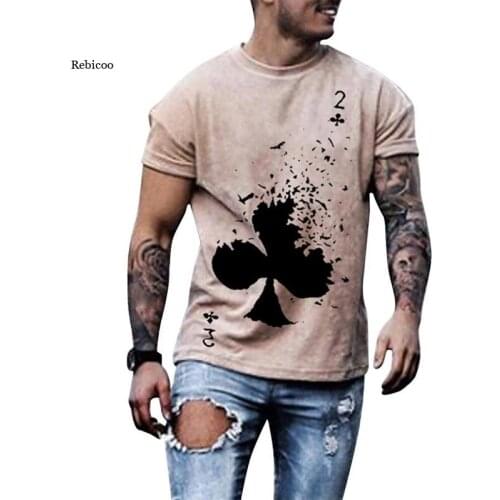 Summer Men T-Shirts Oversized Hip Hop Short Sleeve Harajuku 3D Printed T-shirt For Men O-Neck Pullover Tops