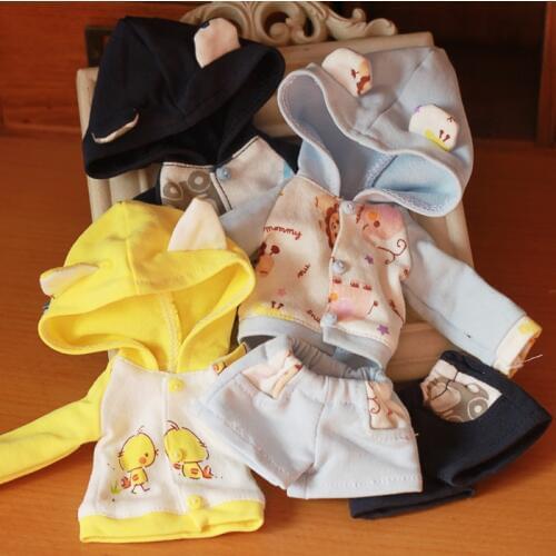 NEW Lovely pattern Suit Blue/Yellow/Navy blue 1/4 1/6 BJD MSD YOSD Doll Clothes