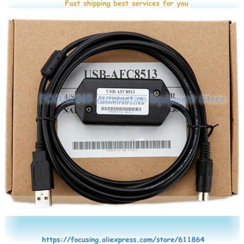 New PLC Programming Cable USB-AFC8513 FP0 GT11 FP2 FP-M Series