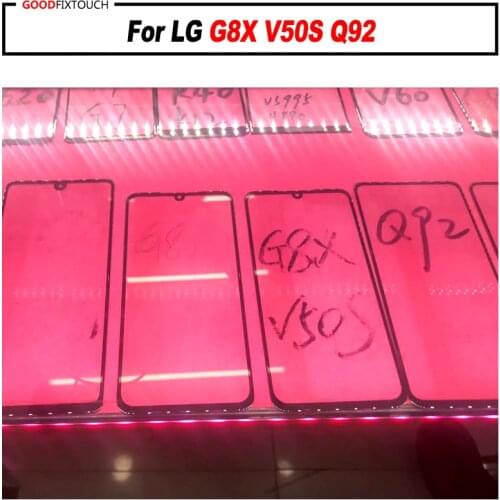ORIGINAL For LG G8X V50S Q92 Q620 Q70 K51 K51S K20 K50S K22 Front Glass Touch Screen Top Lens LCD Outer Panel Repair