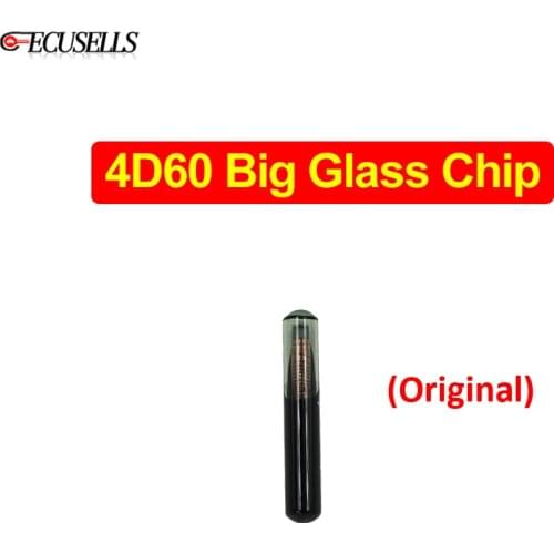 Original 4D60 Big Glass Chip 4D ID60 Blank Transponder Chip 4D 60 Car Key Chip For Ford Connect Fiesta Focus Ka Mondeo