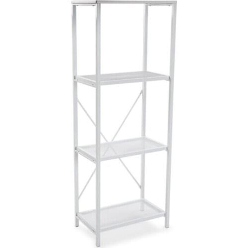 Shelves White Metal (32 x 141 x 52 cm)