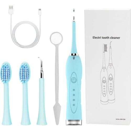Portable Sonic Dental Scaler Tooth Calculus Remover Tooth Stains Tartar Tool Dentist Teeth Whitening Electric Toothbrush USB