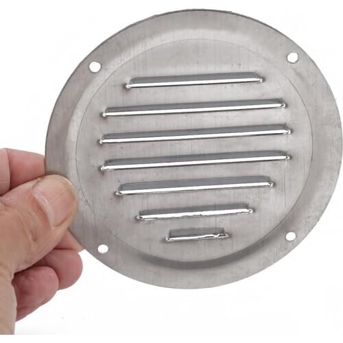 Adjustable Air Ventilation Cover Round Ducting Ceiling Wall Hole Air Vent Grille Louver Kitchen Bath Air Outlet Fresh System