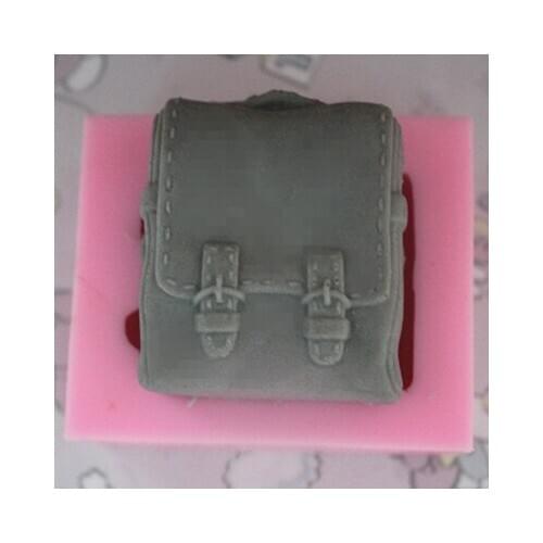 9*7.5*4.3CM Bag shape Silicone cake mold / handmade soap mold / chocolate mold clay craft mould