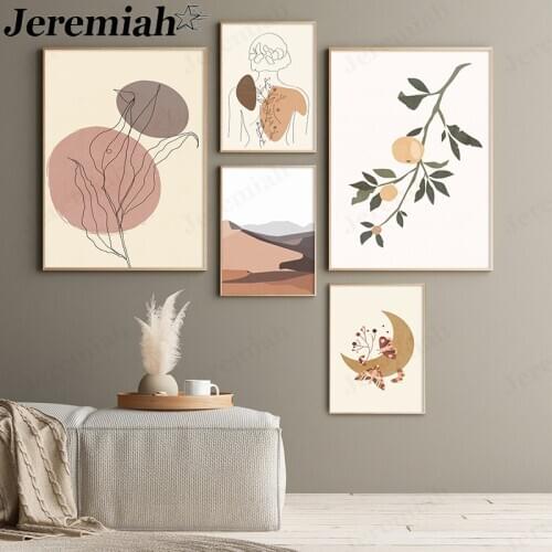Modern Minimalist Still Life Canvas Poster Boho Butterfly Character Painting Wall Art Nordic Aesthetic Room Home Decoration