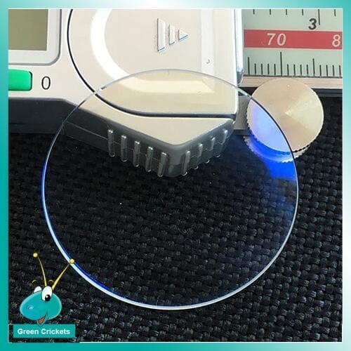 D2835 AR Coated Blue Light Watch Glass 28mm-32.5mm Flat Mineral Watch Glass Replacement Parts