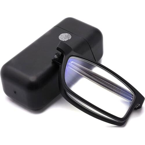 Universal blue light proof reading glasses for both men and women portable folding retractable eyeglasses legs