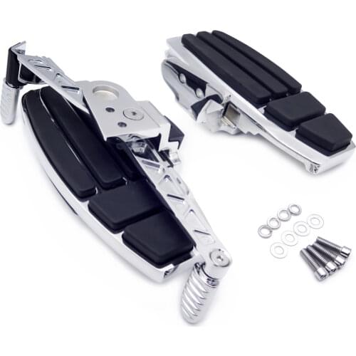 Motorcycle Parts Chrome Front Driver Floorboard & Screws For Honda Goldwing Valkyrie GL1800 F6B