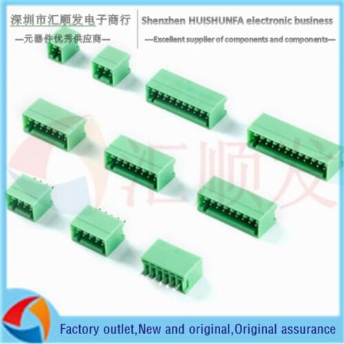 KF2EDGV-2.54-2/3/4/5/6/7/8/9/10/12P straight pin socket pluggable terminal block