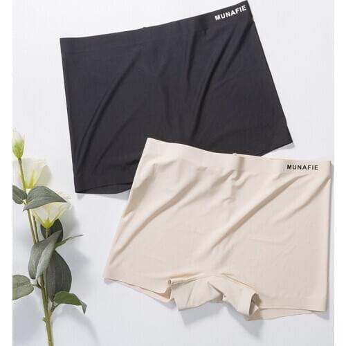 Women Safety Short Pants Shorts Soft Seamless Safety Short Casual Pants Mid Waist Breathable Panties
