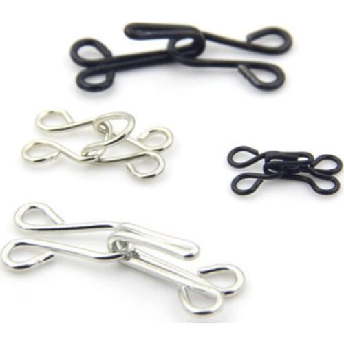 10pcs/lot metal collar hook buckle underwear invisible button DIY accessories wind tight buckle