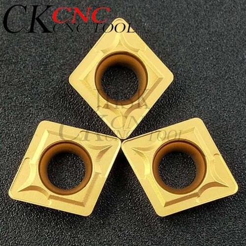 10pcs CCMT09T308 UE6020 CCMT32.52 Internal Turning tools carbide inserts CNC Metal cutter lathe CCMT blade for Stainless steel