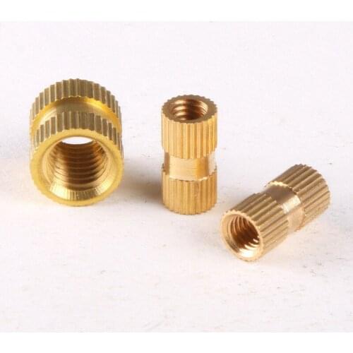 100PCS Brass Knurled Nuts Insert Embedded Nuts M3 *3* 5 GB809