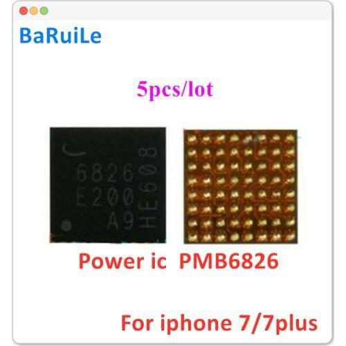 BaRuiLe 5pcs BBPMU_RF PMB6826 6826 IC for iphone 7 & 7 Plus BASEBAND PMIC Power Chip Replacement Parts
