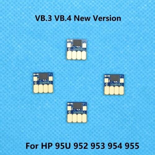 VB.3 VB.4 Chip For HP 952 953 954 955 952XL 953XL 954XL 955XL For HP Officejet Pro 7740 8210 8710 8720 8730 8740 Permanent Chip