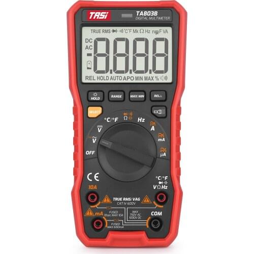 TASI TA803 Digital Multimeter 2000 Counts True RMS Universal Meter Tester Voltmeter Ammeter Amperemeter AC/DC Voltage indicator