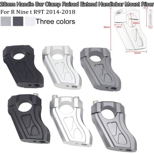 For BMW R Nine t R9T 2014 2015 2016 2017 2018 Handle Bar Clamp Raised Extend Handlebar Mount Riser