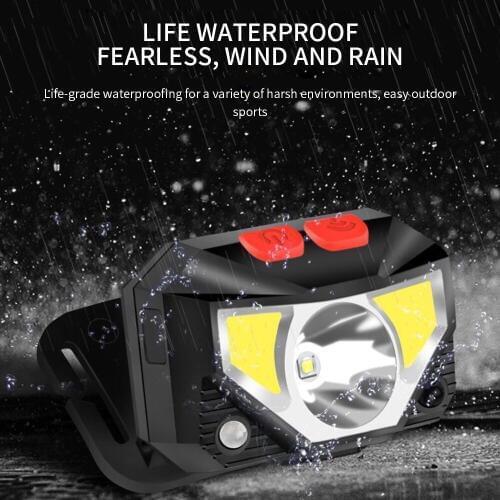 Headlights Outdoor Camping Fishing USB Charging Induction Headlamps NEW
