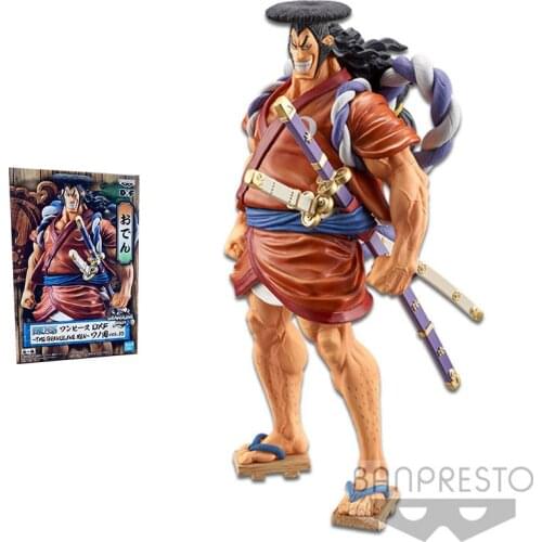 Bandai One Piece Anime Figure Wano Country Vol.10 DXF Kozuki Oden Genuine Model Peripheral Action Figures Children Toys
