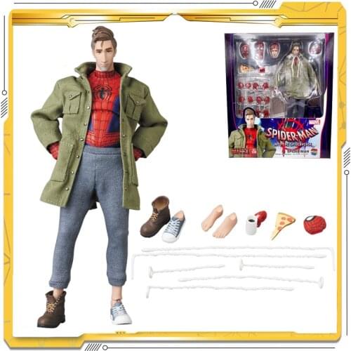 6inch Original Marvel Spider-Man: Into the Spider-Verse Peter Parker Model Toy Action Figures Toys For Children Gift