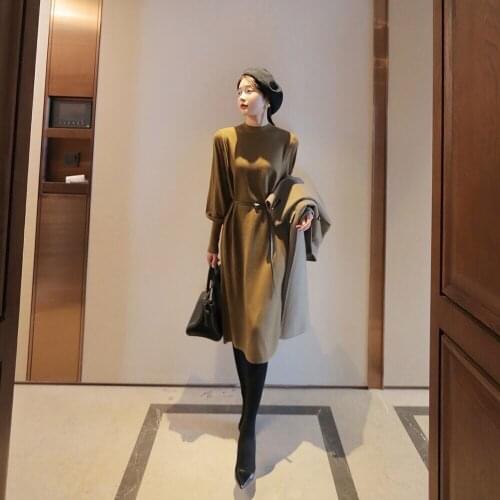 HKSZ Fashionable Knitted Dresses