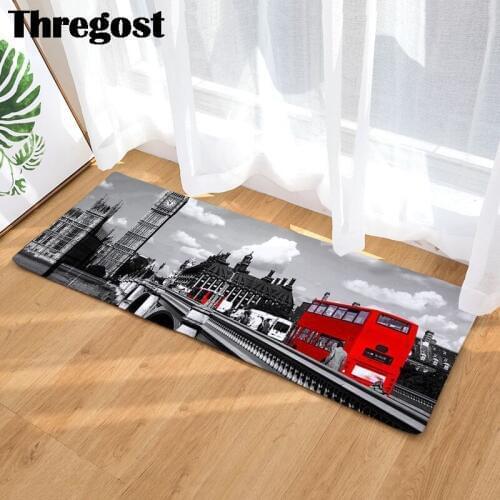 Classic 3D Printed Home Welcome Rug Outdoor Door Mat Ooriental Ddecoration Long Bathroom Mats Modern Kitchen Rugs Microfiber