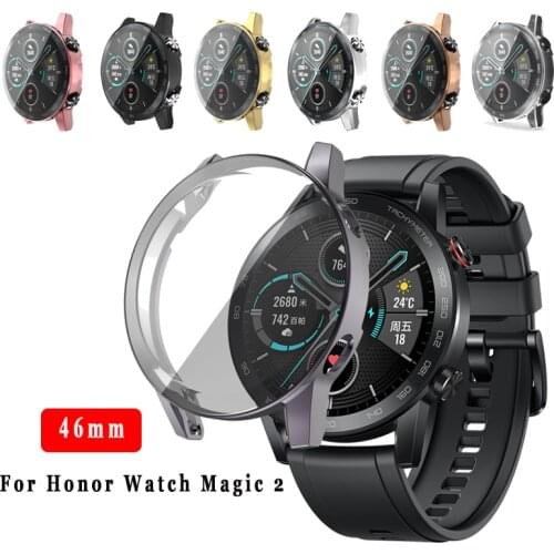 TPU Lightweight Cover for Huawei Honor Magic Watch 2 46mm Case Screen Protector Soft Shell for MagicWatch 2 Bumper shell