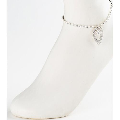 YFJEWE Multi Layer water Pendant Anklet Foot Chain Summer Yoga Beach Leg Bracelet Charm Handmade Anklet Turkish Foot JewelryA012