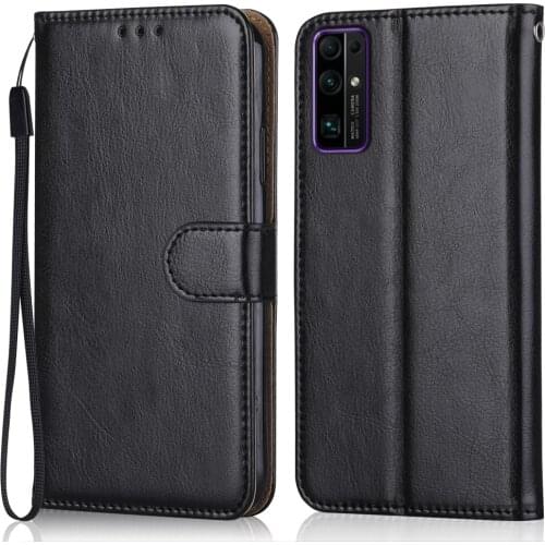 Folio Luxury Leather Case for On Huawei Honor 30 BMH-AN10 6.53''Wallet Stand Flip Case Phone Bag