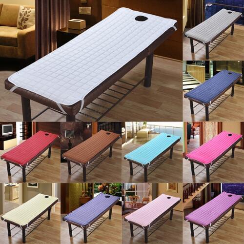 SPA Massage Table Bed Linen Sheet Cover Mattress Pad for Beauty Salon with Face Hole Fit Beds within 75x28inch