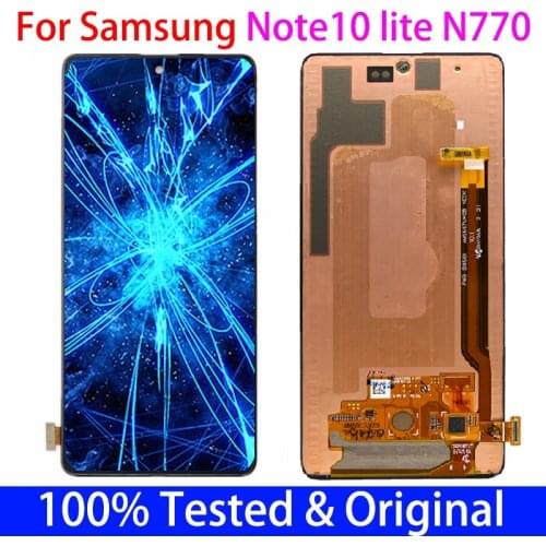 TFT Incell For Samsung Galaxy Note 10 lite Lcd N770F/DS N770F/DSM with Frame Display Touch Screen Digitizer note10 lite N770