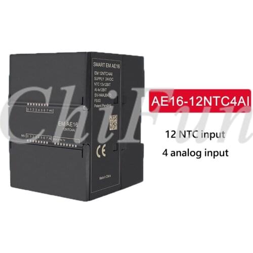 Smart temperature module AE16-12NTC4AI compatible with Siemens PLC 12 NTC + 4 analog input expanding board