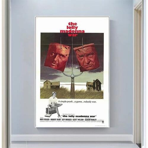 V2026 The Lolly Madonna War Vintage Classic Movie Wall Silk Cloth HD Poster Art Home Decoration Gift