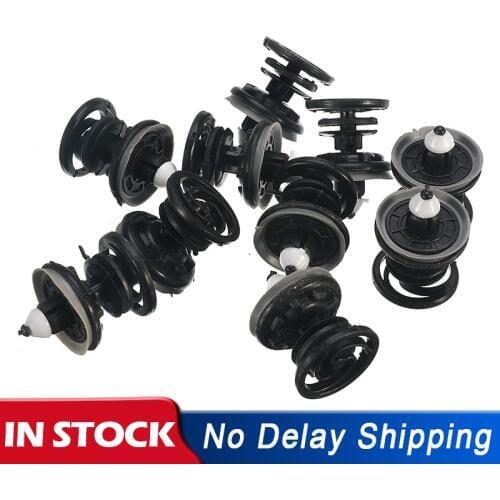 10 Pcs Car Interior Door Panel Card Trim Clip For VW T5 Transporter Caravelle 2003 2004 2005-2013 Automobile Replace Fastener