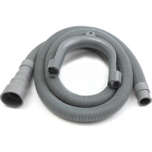 1.5M 5ft 59" Machine Dishwasher Drain Hose Extension Washing Pipe with Bracket Set