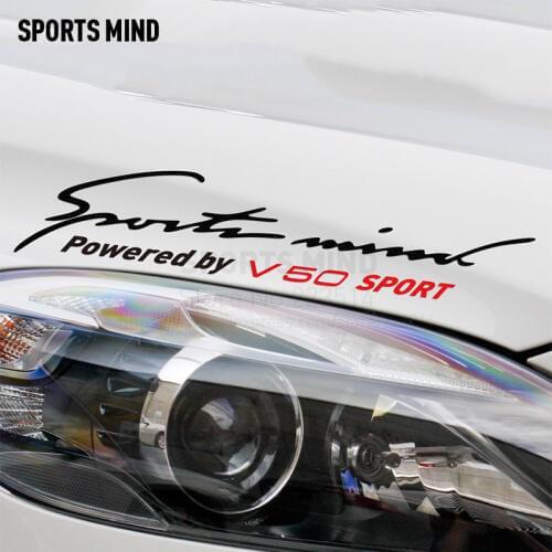 10 Pieces Sports Mind motorcycle Car-Styling waterproof Vinyl Sticker Decals For volvo v50 car accessories