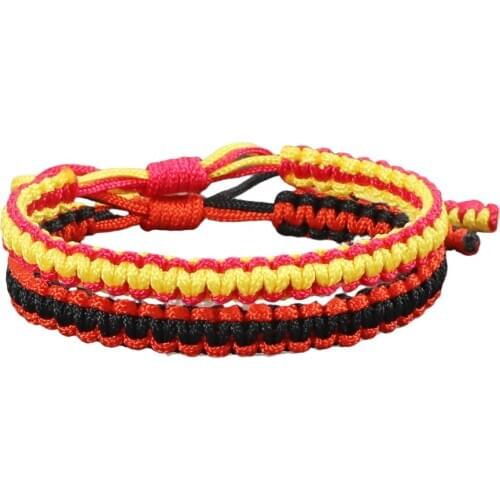 2pcs Handmade Braided Women Bracelets Lucky Multicolor Thread Adjustable Buddhist Bracelet Friendship Fashion Infinite Jewelry