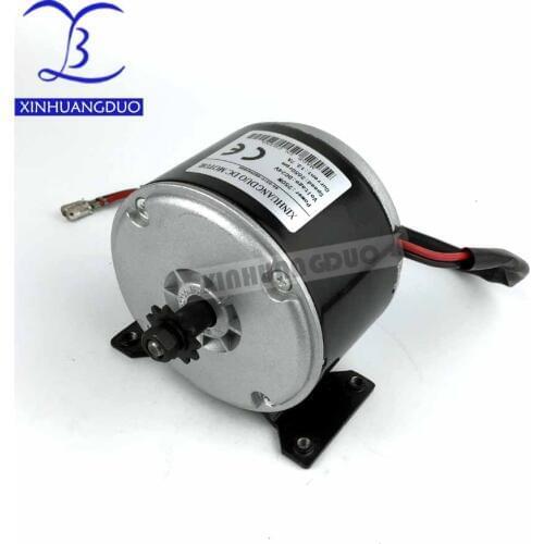 2pcs DC brushed motor for electric tricycle 250w Dc 24v 3000rpm MY1016 high speed brush motor brush motor Electric Scooter motor