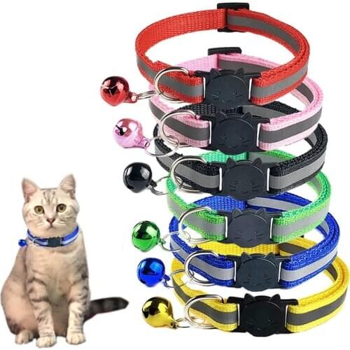 12 Colors Safety Breakaway cat accesories Pink PU safety name personalized chihuahua necklace Small cat leash cat harness collar