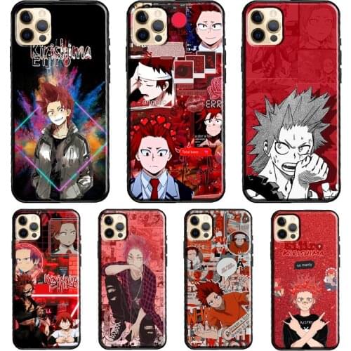 Eijiro Kirishima Hero Academia Phone Case For iPhone 11 Pro Max XS XR X 12 Mini SE 2020 6S 7 8 Plus 12 Pro Max Cover