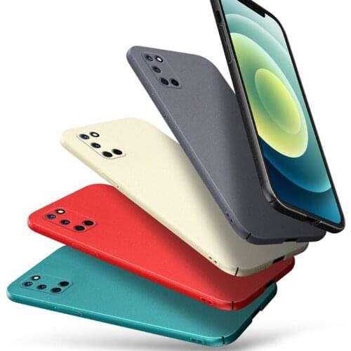 For OPPO A52 A72 A92 A92S A93 A95 A55 Case Hard PC Matte Slim Square protect Back cover Case For OPPO A33 A53 2020 Phone shell