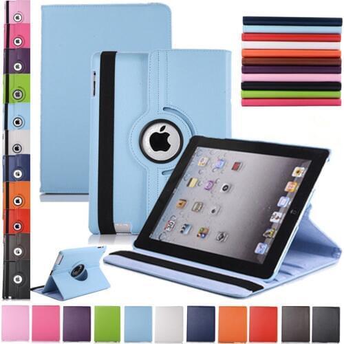 For ipad Air 3 2 1 Cases 360 Rotating Leather Smart Cover Hard Back Case Protector For Apple iPad Pro 9.7'' For ipad 7 6 5